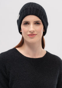 Possum and Merino  0527 MM Rib Beanie - Simple, stylish and exceptionally warm, this unisex ribbed beanie is the perfect accompaniment for an early morning winter stroll or a trip up to the slopes.  One size only
