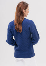 Load image into Gallery viewer, Possum and Merino  100205 Chloe Sweater - Featuring a flattering v neck and a beautiful knit structure, the Chloe V Sweater is the epitome of practicality and style.  With a flattering drop shoulder, gently blousoned sleeves, deep rib cuffs and waistband, it can be paired with the Chloe Snood to create a rollneck effect.