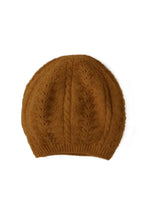 Load image into Gallery viewer, 6020 Cable Beret (and Beanie) - Experience the luxury and warmth with this Possum Merino beret blended with Mulberry Silk that has been specially crafted for you. Enliven your outfit with this McDonald hat along with matching 622 Cable Glovelet and 669 Cable Scarf to step out in style.