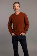Load image into Gallery viewer, 6603 Rack Stitch Crew Neck Jumper - Whether you’re out for the night or in the wild, this timeless Crew Neck jersey will get you through the elements in style. Nature’s finest natural fibres are brought together with quality workmanship for comfort and warmth.