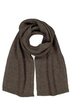 Load image into Gallery viewer, Possum and Merino  671 Fine Rib Scarf - Super soft and luxurious scarf.  Finished end with knitted binding and blended with Pure Mulberry Silk.  It is a scarf that compliments anybody's style - A scarf that you will just not want to part with.  35% Possum Fur, 55% Merino Wool, 10% Pure Mulberry Silk.
