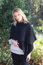 Load image into Gallery viewer, Possum and Merino   9876 Bias Scarf - A generous two-toned scarf that has been knitted on the diagonal, finishing in a point at either end. Wear as a traditional scarf or wrap. Knot the ends together to create an infinity scarf.  One size only - Approx. 194cm long x 44cm wide. 
