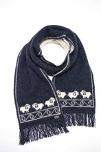Load image into Gallery viewer, Possum and Merino  KO108 Sheep Scarf - Make a set with KO58 Sheep Gloves and KO168 Sheep Beanie.  One Size.  Made proudly in New Zealand from a premium blend of 40% possum fur, 50% merino lambswool & 10% mulberry silk.