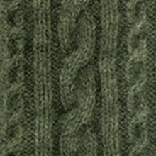 Load image into Gallery viewer, Possum and Merino  KO132 Cable Scarf - A keyhole scarf in a classic cable pattern.  Make a set with KO62 Cable Glovelets and KO94 Cable Headband  One Size - Approx. 15cm wide x 110cm long.  Made proudly in New Zealand from a premium blend of 40% possum fur, 50% merino lambswool & 10% mulberry silk.