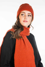 Load image into Gallery viewer, Possum and Merino  KO159 Plain Beanie - A plain, double layer beanie with a turned back edge and metal Koru badge.  Makes a set with KO114 Scarf with Fringe and KO48 Plain Gloves.   One Size.  Made proudly in New Zealand from a premium blend