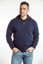 Load image into Gallery viewer, Possum and Merino  KO225 Zip Collar Jumper - One of our most popular jumpers.  The garment is extremely warm due to the double layer knit structure.   Made proudly in New Zealand from a premium blend of 40% possum fur, 50% merino lambswool & 10% mulberry silk.