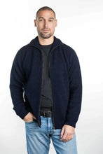 Load image into Gallery viewer, Possum and Merino  KO231 Zip Through Jacket - Our best selling jacket style.  This garment features pockets and a double layer knit structure for extra warmth.   Made proudly in New Zealand from a premium blend of 40% possum fur, 50% merino lambswool & 10% mulberry silk.