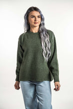 Load image into Gallery viewer, Possum and Merino  KO556 Split Hem Jumper - The design features a wide rib hem with side splits and a ribbed crew neckline.  A great wardrobe staple piece.  Made proudly in New Zealand from a premium blend of 40% possum fur, 50% merino lambswool & 10% mulberry silk.