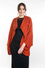 Load image into Gallery viewer, Possum and Merino  KO756 Moss Stitch Shrug - This lightweight yet warm shrug can be worn two different ways - simply turn the garment upside down to create a different style.  A very versatile piece and great for layering.  One Size.   Made proudly in New Zealand from a premium blend of 40% possum fur, 50% merino lambswool & 10% mulberry silk.