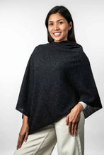 Load image into Gallery viewer, Possum and Merino  KO798 Two Way Poncho - This is a versatile and lightweight piece which can be worn two ways - with the hem either straight across or on the diagonal.   One Size   Made proudly in New Zealand from a premium blend of 40% possum fur, 50% merino lambswool & 10% mulberry silk.