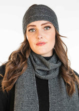 Load image into Gallery viewer, Possum and Merino  KO94 Cable Headband - Headband in a classic cable pattern.  Make a set with KO132 Cable Scarf and KO62 Cable Glovelets.  One Size.  Made proudly in New Zealand from a premium blend of 40% possum fur, 50% merino lambswool & 10% mulberry silk.