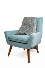 Load image into Gallery viewer, Possum and Merino  KO963 Patterned Throw - A smaller sizes geometric patterned throw in a extra warm, double layer knit.  One size - Approx. 125cm x 140cm.  Made proudly in New Zealand from a premium blend of 40% possum fur, 50% merino lambswool & 10% mulberry silk.