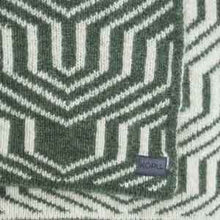 Load image into Gallery viewer, Possum and Merino  KO963 Patterned Throw - A smaller sizes geometric patterned throw in a extra warm, double layer knit.  One size - Approx. 125cm x 140cm.  Made proudly in New Zealand from a premium blend of 40% possum fur, 50% merino lambswool & 10% mulberry silk.