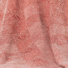 Load image into Gallery viewer, Possum and Merino   KO965 Jacquard Throw - A beautiful two toned, jacquard throw in a multi textured pattern.  ONE SIZE - Approx. 130cm wide x 125cm long  Made proudly in New Zealand from a premium blend of 40% possum fur, 50% merino lambswool &amp; 10% mulberry silk. 