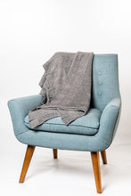Load image into Gallery viewer, Possum and Merino   KO965 Jacquard Throw - A beautiful two toned, jacquard throw in a multi textured pattern.  ONE SIZE - Approx. 130cm wide x 125cm long  Made proudly in New Zealand from a premium blend of 40% possum fur, 50% merino lambswool & 10% mulberry silk.