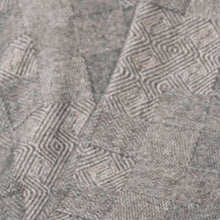 Load image into Gallery viewer, Possum and Merino   KO965 Jacquard Throw - A beautiful two toned, jacquard throw in a multi textured pattern.  ONE SIZE - Approx. 130cm wide x 125cm long  Made proudly in New Zealand from a premium blend of 40% possum fur, 50% merino lambswool & 10% mulberry silk.