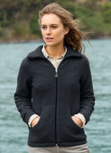 Load image into Gallery viewer, Possum and Merino  NW3005 Market Day Jacket - The ultimate in comfort, this style offers full zip, integrated pockets, turndown rib collar that can be zipped right up, ribbed side panels. WholeGarment seamless construction.