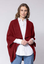 Load image into Gallery viewer, Possum and Merino  NW3082 Longline Wrap - A plain classic longline wrap.  The Longline Wraps have the extra advantage of being able to be worn two ways, vee neck to the back or upside down with the open vee to the bottom.