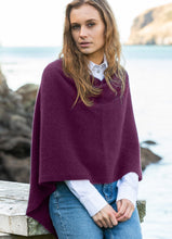 Load image into Gallery viewer, Possum and Merino.  NW3086 North Cape - Versatile cape designed to provide ultimate comfort and maximum freedom.  Single jersey construction, this garment can be worn numerous ways from a cape to knee rug and even a scarf.  Composition - 40% Possum Fur, 53% Merino, 7% Silk.  One Size.