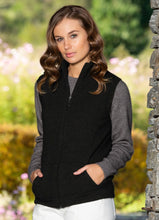 Load image into Gallery viewer, Possum and Merino  NW3101 Gilet - Zip-through vest with integrated pockets, single jersey. WholeGarment seamless construction.