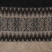 Load image into Gallery viewer, Possum and Merino  NW3177 Norwdarn Sweater - Inspired by the Nordic look gracing the catwalks of Europe for this winter, Wholegarment knitting at it's best with multi layered parachute structure and Snow Flake design.  Composition - 40% Possum Fur, 53% Merino, 7% Nylon