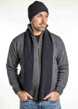 Load image into Gallery viewer, Possum and Merino  TR100 Moss Stitch Scarf - A plain scarf using moss stitch.  Makes a set with TR49 Plain Gloves and TR200 Moss Stitch Beanie.   One Size Only – Approx. 19cm wide x 157cm long   Made proudly in New Zealand from a luxurious blend of 25% possum fur, 65% merino & 10% silk.