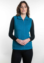 Load image into Gallery viewer, Possum and Merino  TR1014 Zip Vest - This zip vest features knitted in pockets and is shaped for a flattering fit.   Made proudly in New Zealand from a premium blend of 25% possum fur, 65% merino & 10% silk.