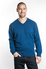 Load image into Gallery viewer, Possum and Merino  TR8004 V Neck Jumper - A classic V neck jumper.  3XL incurs additional cost   Made proudly in New Zealand from a premium blend of 25% possum fur, 65% merino & 10% silk.