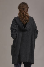 Load image into Gallery viewer, 5013 Oversize Hood Jacket - Heavenly warmth and comfort, our Oversized Hood Jacket is ticking all the right boxes to become your new favourite overpiece of the season.  Mid weight Oversized Hood Two Front Pockets 35% Possum Fur, 55% Merino Wool, 10% Pure Mulberry Silk New Zealand designed and manufactured Generous Fit Natural and Sustainable 