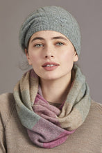 Load image into Gallery viewer, 6020 Cable Beret (and Beanie) - Experience the luxury and warmth with this Possum Merino beret blended with Mulberry Silk that has been specially crafted for you. Enliven your outfit with this McDonald hat along with matching 622 Cable Glovelet and 669 Cable Scarf to step out in style.