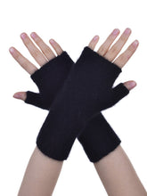 Load image into Gallery viewer, 6105 Short Plain Glovelet - These gloves are a classic essential you won't want to leave the house without. Our lightweight glovelets will keep your hands beautifully snug and have the freedom of open fingers so there is no need to remove them when you are out and about!