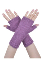 Load image into Gallery viewer, 6105 Short Plain Glovelet - These gloves are a classic essential you won&#39;t want to leave the house without. Our lightweight glovelets will keep your hands beautifully snug and have the freedom of open fingers so there is no need to remove them when you are out and about!