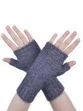 Load image into Gallery viewer, 6105 Short Plain Glovelet - These gloves are a classic essential you won't want to leave the house without. Our lightweight glovelets will keep your hands beautifully snug and have the freedom of open fingers so there is no need to remove them when you are out and about!