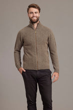 Load image into Gallery viewer, 6602 Rib Front Jacket - This Possum Merino Jacket has been created with our focus on quality, comfort and style. Featuring a smart rib design on front and good quality zip, this jacket can be worn done up or left open giving the comfort that is needed for the time. Sturdy and practical, yet soft and warm, this Possum Merino Silk garment has been created with meticulous care.