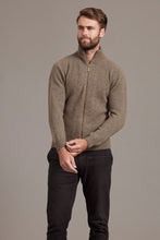 Load image into Gallery viewer, 6602 Rib Front Jacket - This Possum Merino Jacket has been created with our focus on quality, comfort and style. Featuring a smart rib design on front and good quality zip, this jacket can be worn done up or left open giving the comfort that is needed for the time. Sturdy and practical, yet soft and warm, this Possum Merino Silk garment has been created with meticulous care.