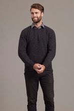 Load image into Gallery viewer, 6603 Rack Stitch Crew Neck Jumper - Whether you’re out for the night or in the wild, this timeless Crew Neck jersey will get you through the elements in style. Nature’s finest natural fibres are brought together with quality workmanship for comfort and warmth.