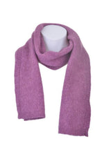Load image into Gallery viewer, Possum and Merino  671 Fine Rib Scarf - Super soft and luxurious scarf.  Finished end with knitted binding and blended with Pure Mulberry Silk.  It is a scarf that compliments anybody's style - A scarf that you will just not want to part with.  35% Possum Fur, 55% Merino Wool, 10% Pure Mulberry Silk.