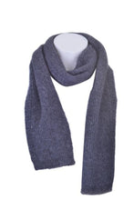 Load image into Gallery viewer, Possum and Merino  671 Fine Rib Scarf - Super soft and luxurious scarf.  Finished end with knitted binding and blended with Pure Mulberry Silk.  It is a scarf that compliments anybody's style - A scarf that you will just not want to part with.  35% Possum Fur, 55% Merino Wool, 10% Pure Mulberry Silk.