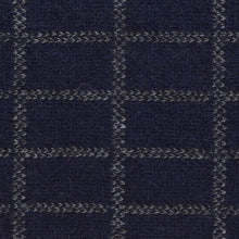 Load image into Gallery viewer, 673 Check Scarf with Lambskin Trim - Checkered pattern never gets old and so is this Possum Merino check scarf with genuine lambskin leather trim. Accessorize yourself with this contemporary scarf and a matching 6081 Cheesecutter or choose it as the perfect luxury giveaway for someone special.