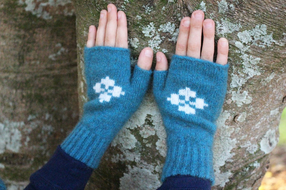 Fingerless Mittens (Two Tone) – ByChand