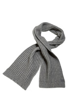 Load image into Gallery viewer, Possum and Merino  KO1020 Ribbed Scarf - An extra wide scarf in a chunky rib design.  Makes a set with KO2020 Ribbed Beanie    One size - Approx. 22cm wide x 156cm long.  Made proudly in New Zealand from a premium blend of 40% possum fur, 50% merino lambswool & 10% mulberry silk.