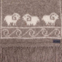 Load image into Gallery viewer, Possum and Merino  KO108 Sheep Scarf - Make a set with KO58 Sheep Gloves and KO168 Sheep Beanie.  One Size.  Made proudly in New Zealand from a premium blend of 40% possum fur, 50% merino lambswool & 10% mulberry silk.