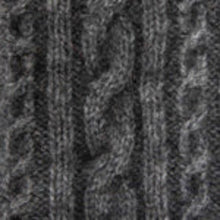 Load image into Gallery viewer, Possum and Merino  KO132 Cable Scarf - A keyhole scarf in a classic cable pattern.  Make a set with KO62 Cable Glovelets and KO94 Cable Headband  One Size - Approx. 15cm wide x 110cm long.  Made proudly in New Zealand from a premium blend of 40% possum fur, 50% merino lambswool & 10% mulberry silk.