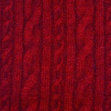Load image into Gallery viewer, Possum and Merino  KO132 Cable Scarf - A keyhole scarf in a classic cable pattern.  Make a set with KO62 Cable Glovelets and KO94 Cable Headband  One Size - Approx. 15cm wide x 110cm long.  Made proudly in New Zealand from a premium blend of 40% possum fur, 50% merino lambswool & 10% mulberry silk.