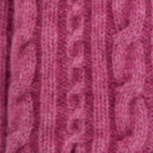 Load image into Gallery viewer, Possum and Merino  KO132 Cable Scarf - A keyhole scarf in a classic cable pattern.  Make a set with KO62 Cable Glovelets and KO94 Cable Headband  One Size - Approx. 15cm wide x 110cm long.  Made proudly in New Zealand from a premium blend of 40% possum fur, 50% merino lambswool & 10% mulberry silk.