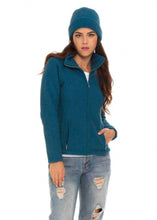 Load image into Gallery viewer, Possum and Merino  KO478 Shaped Zip Jacket - One of our most popular designs, this jacket has zip pockets incorporated into the front seams.  The front of this garment is fully lined with merino jersey knit.   Made proudly in New Zealand from a premium blend of 40% possum fur, 50% merino lambswool & 10% mulberry silk.