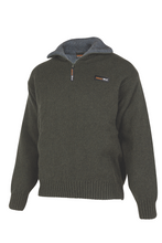 Load image into Gallery viewer, Possum and Merino  MS1645 Tasman - A plain half zip sweater. Rugged outdoor wear.  Manufactured using a double layer process (36.6°) 