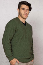 Load image into Gallery viewer, Possum and Merino  NW1002 Oxford Vee - Your must-have core item, relaxed fit in single jersey, Whole Garment seamless construction.   Composition - 40% Possum Fur, 53% Merino, 7% Silk