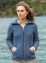 Load image into Gallery viewer, Possum and Merino  NW3005 Market Day Jacket - The ultimate in comfort, this style offers full zip, integrated pockets, turndown rib collar that can be zipped right up, ribbed side panels. WholeGarment seamless construction.