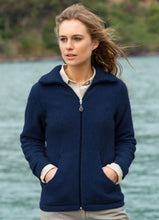 Load image into Gallery viewer, Possum and Merino  NW3005 Market Day Jacket - The ultimate in comfort, this style offers full zip, integrated pockets, turndown rib collar that can be zipped right up, ribbed side panels. WholeGarment seamless construction. 